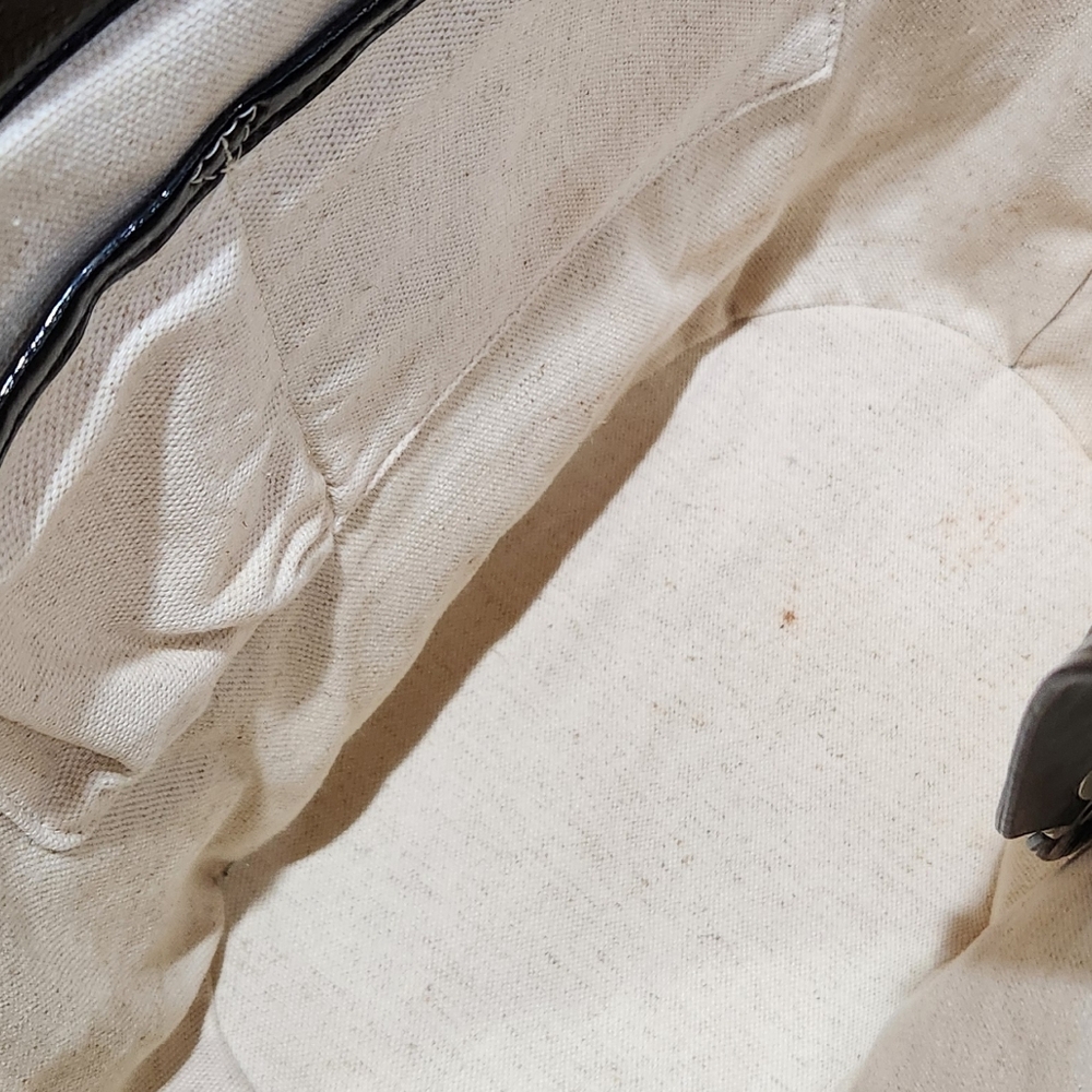 Michael Kors Shoulder Weave & Leather Trim Bag - Picture 11 of 12